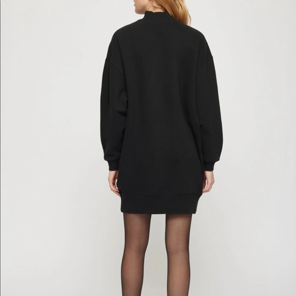 NWOT Dynamite Athleisure Oversized Sweatshirt Dress - Picture 2 of 5